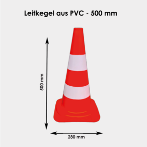 Leitkegel-Warnkegel aus PVC