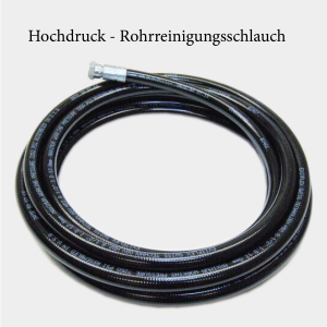 Hochdruck Rohrreinigungsschlauch schwarz 1