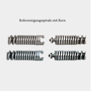 Rohrreinigungsspirale mit kern