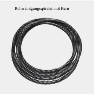 Rohrreinigungsspirale mit kern