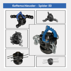 kettenschleuder Spider 50, Rotierdüse