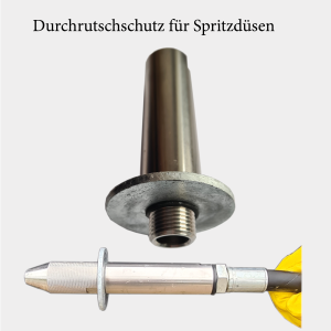 Durchrutschschutz für Spritzdüsen