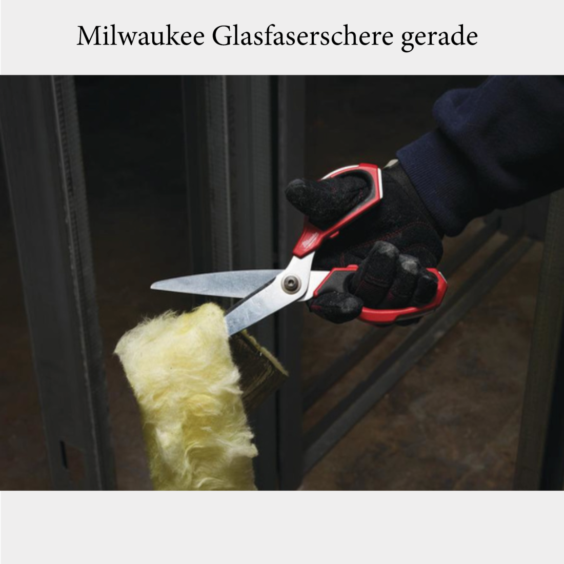 Milwaukee Glasfaserschere gerade