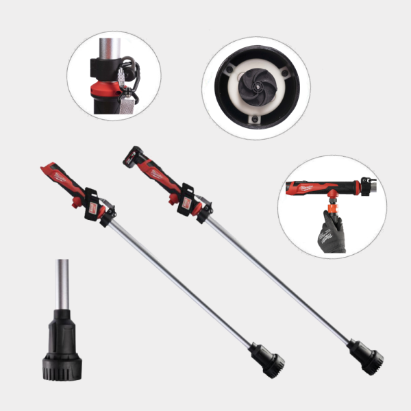 Milwaukee M12 BSWP-252 Akku Transferpumpe 12 V 34 l/min + 2x Akku 2,5 Ah +  Ladegerät