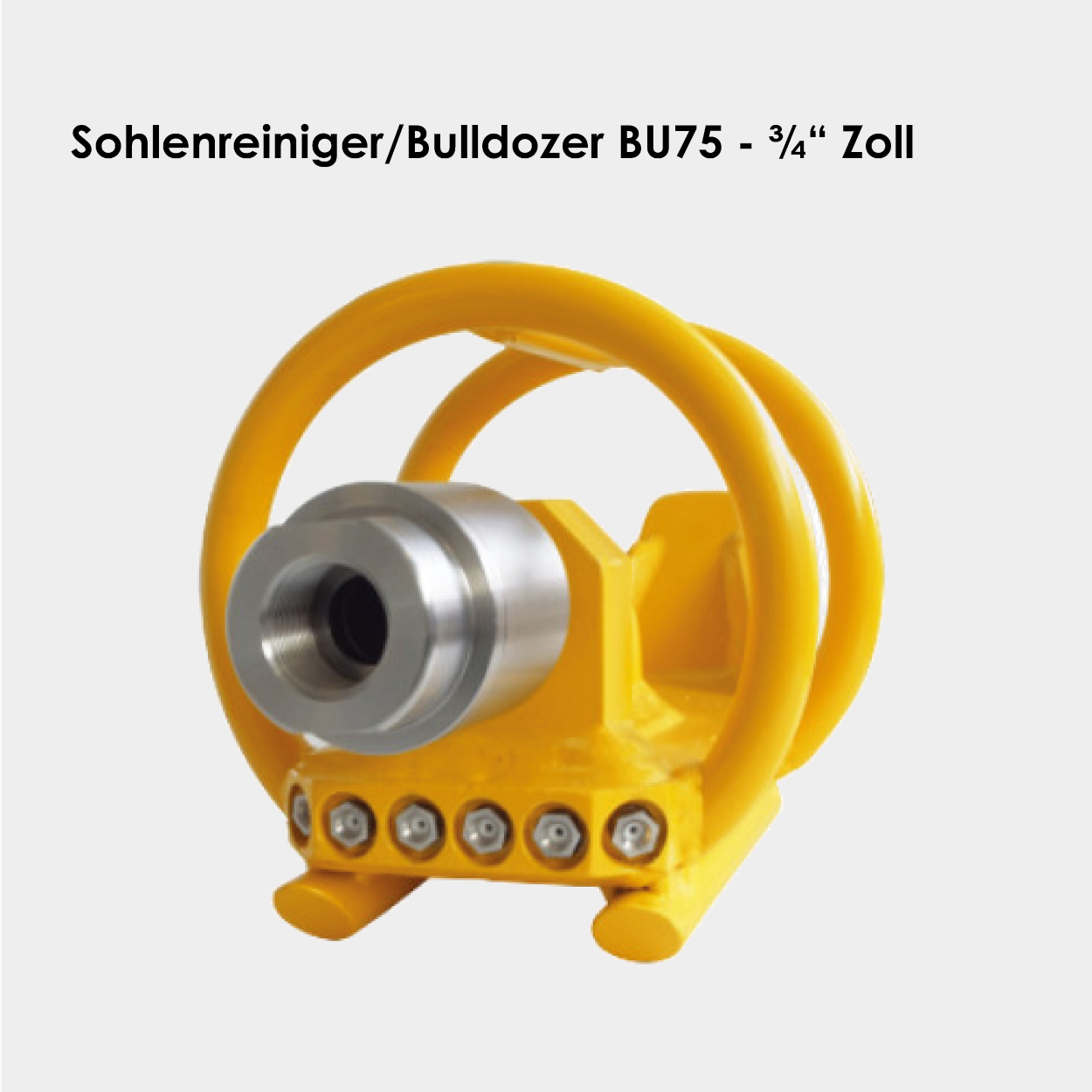 Sohlenreiniger Bulldozer BU075 ¾ Zoll